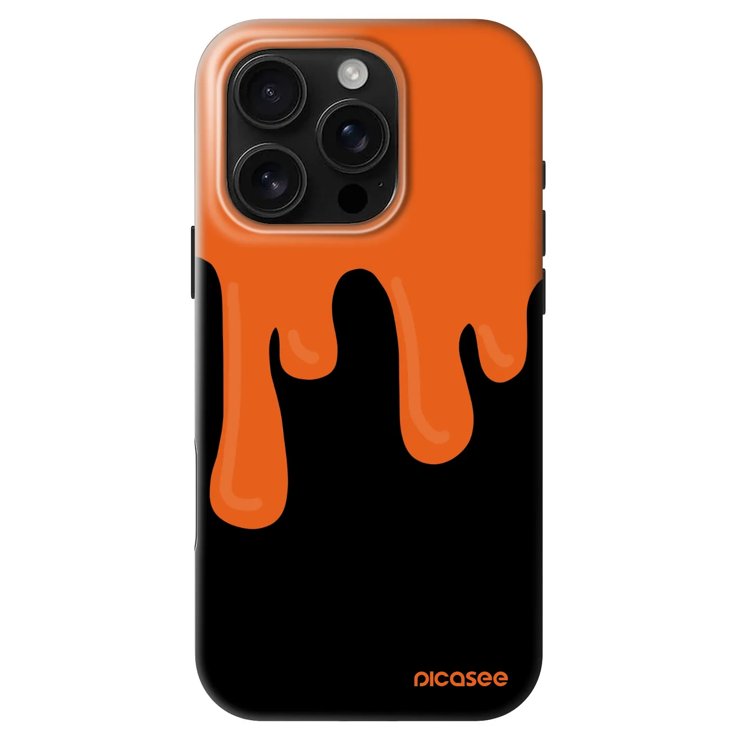 Picasee Fashion Case MagSafe na Apple iPhone 16 Pro - Orange spooky