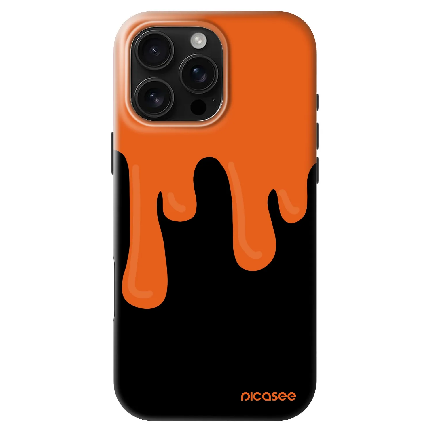 Picasee Fashion Case MagSafe na Apple iPhone 16 Pro Max - Orange spooky