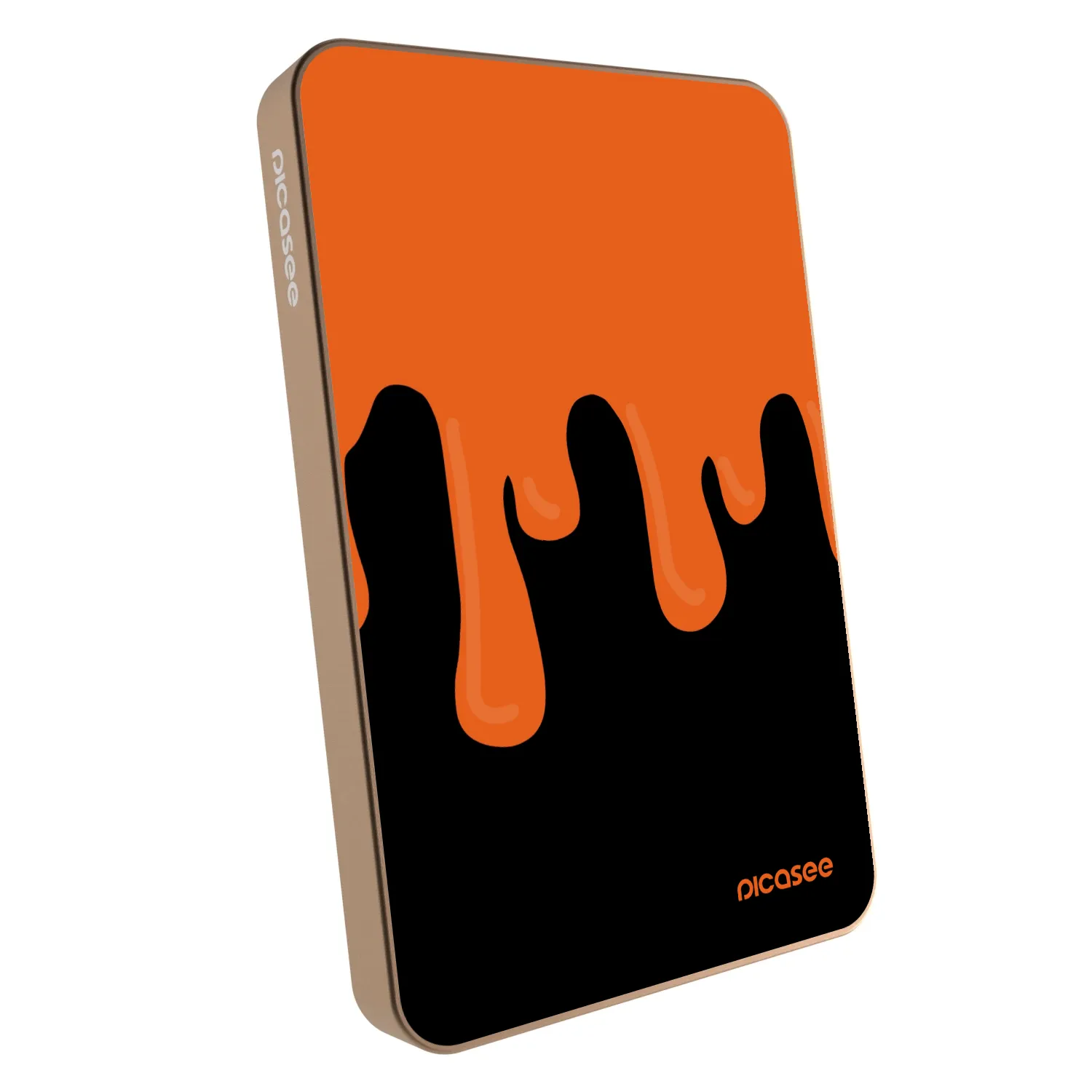 Picasee Powerbank z MagSafe 5 000 mAh Złoty - Orange spooky