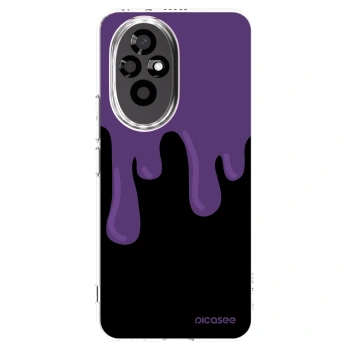 Picasee silikonowe przeźroczyste etui na Honor 200 Pro 5G - Purple spooky