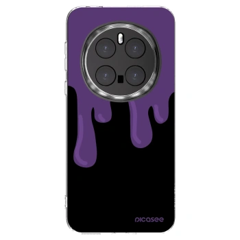 Picasee silikonowe przeźroczyste etui na Honor Magic7 Pro 5G - Purple spooky