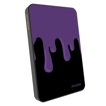 Powerbank z MagSafe 5 000 mAh Szary - Purple spooky