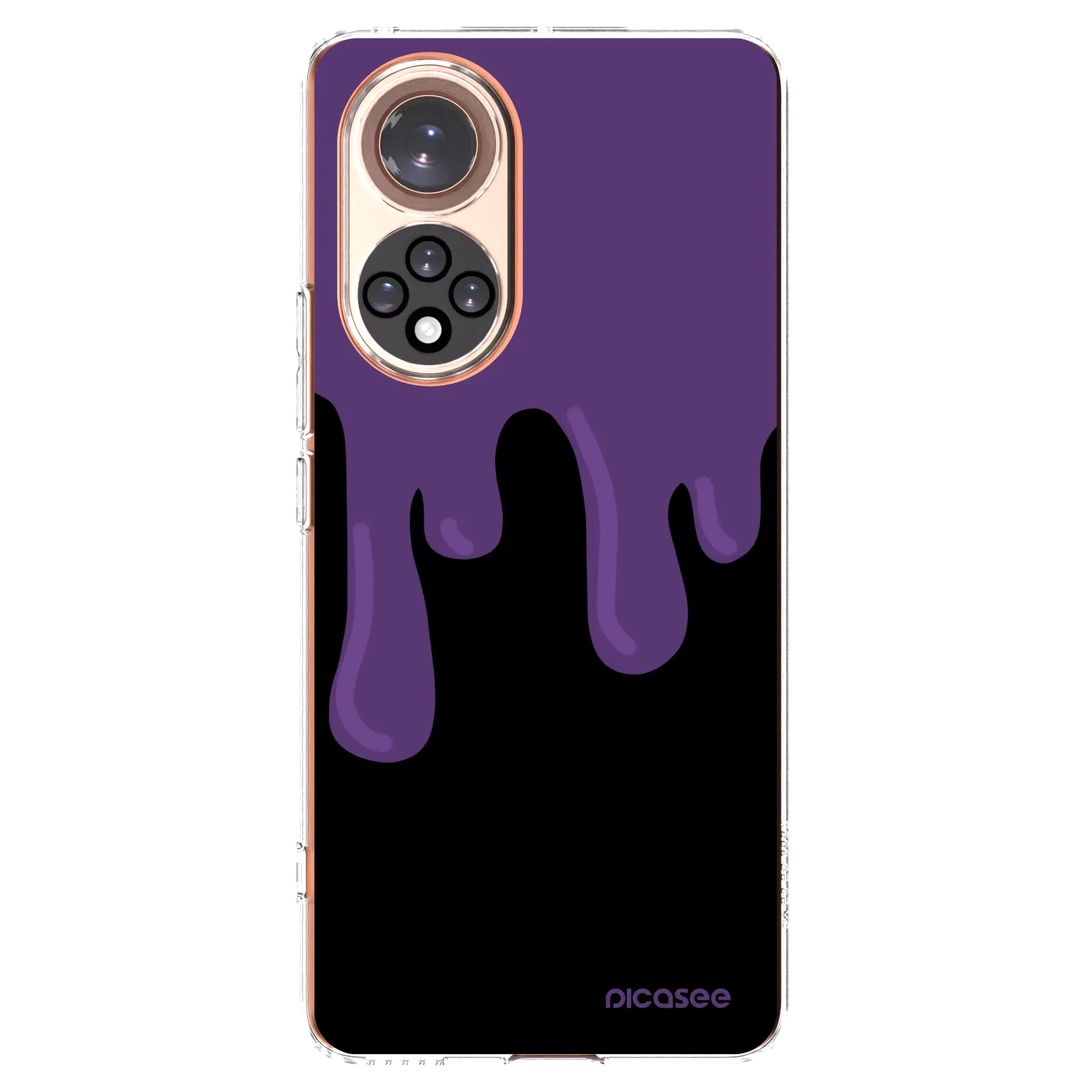 Picasee silikonowe przeźroczyste etui na Huawei Nova 9 - Purple spooky