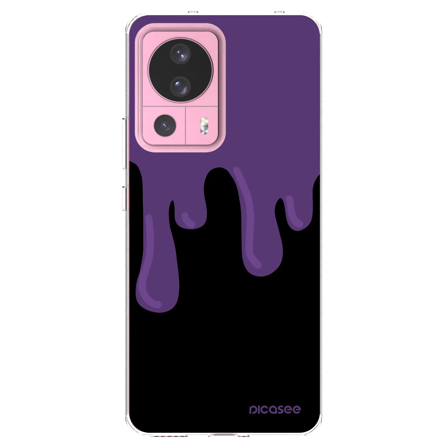 Picasee silikonowe przeźroczyste etui na Xiaomi 13 Lite - Purple spooky