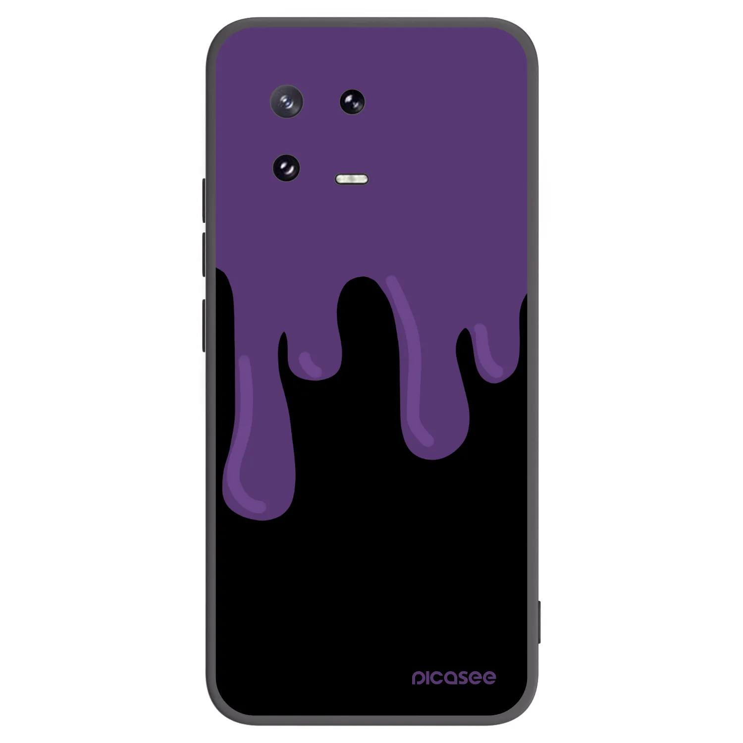 Picasee silikonowe czarne etui na Xiaomi 13 Pro - Purple spooky