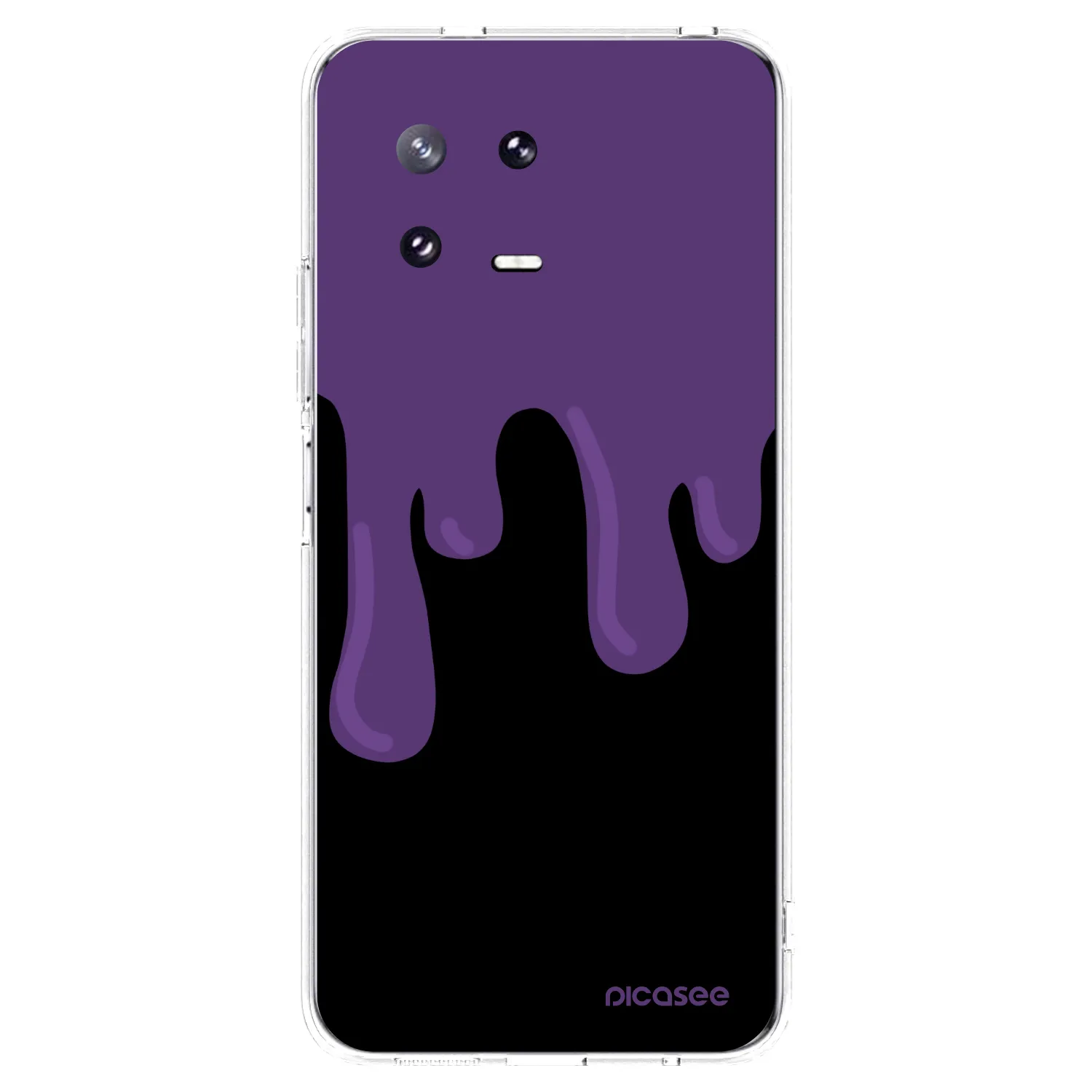 Picasee silikonowe przeźroczyste etui na Xiaomi 13 Pro - Purple spooky