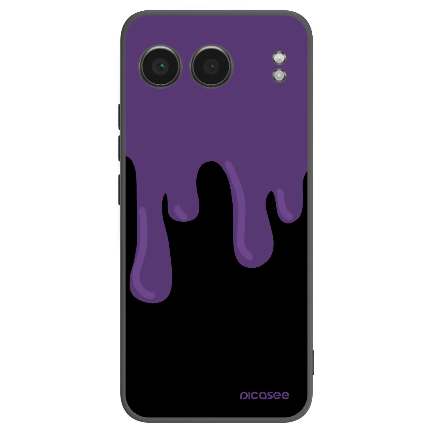 Picasee silikonowe czarne etui na OnePlus Nord 4 - Purple spooky