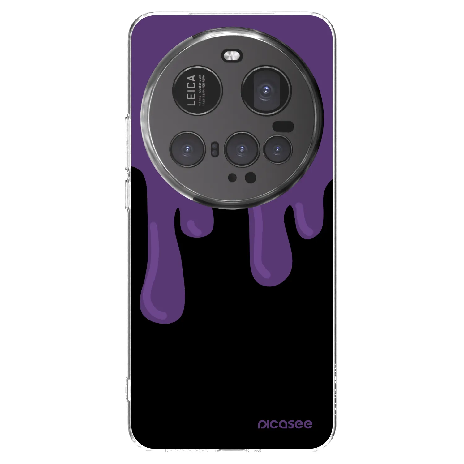 Picasee silikonowe przeźroczyste etui na Xiaomi 15 Ultra - Purple spooky