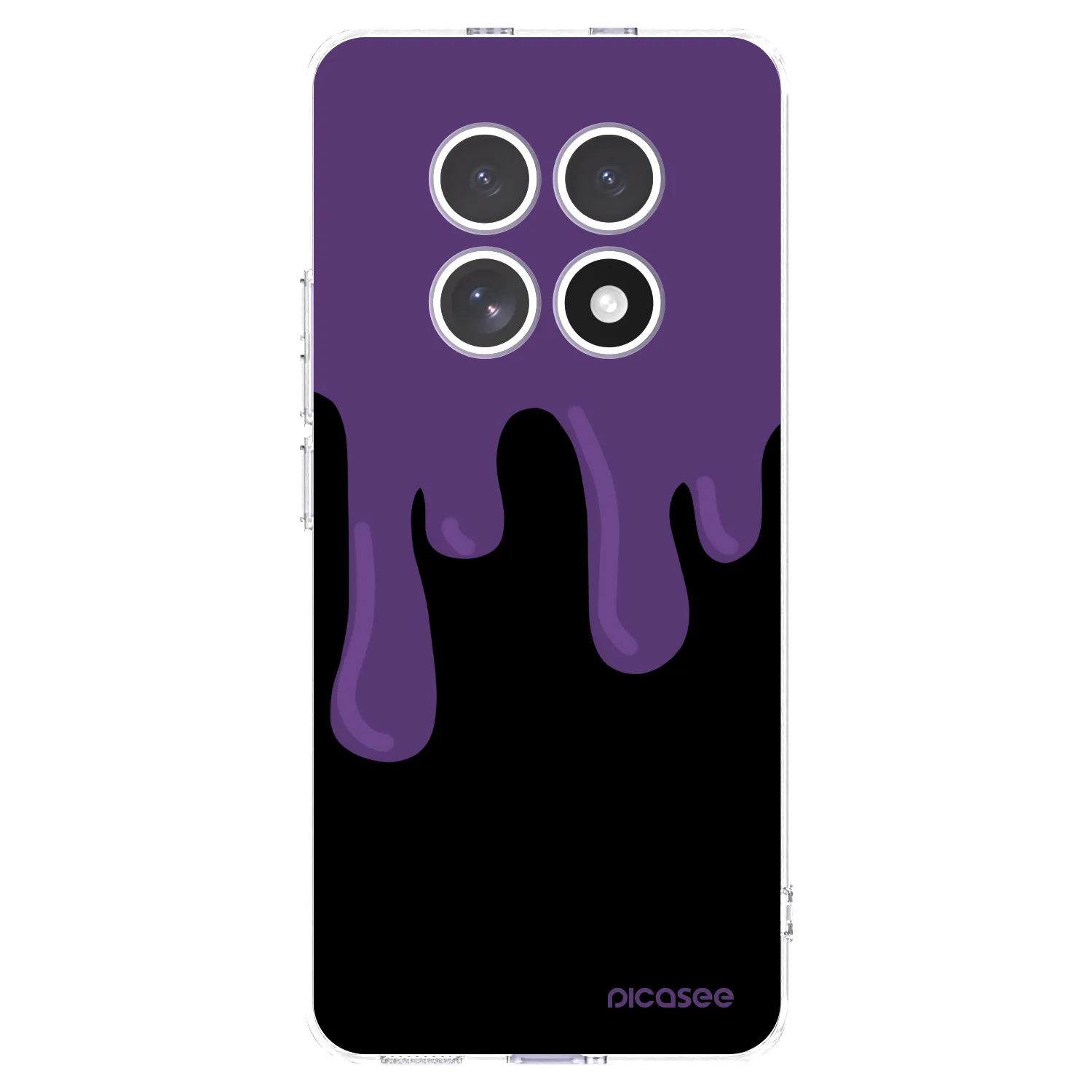 Picasee silikonowe przeźroczyste etui na Xiaomi Redmi Note 15 4G - Purple spooky