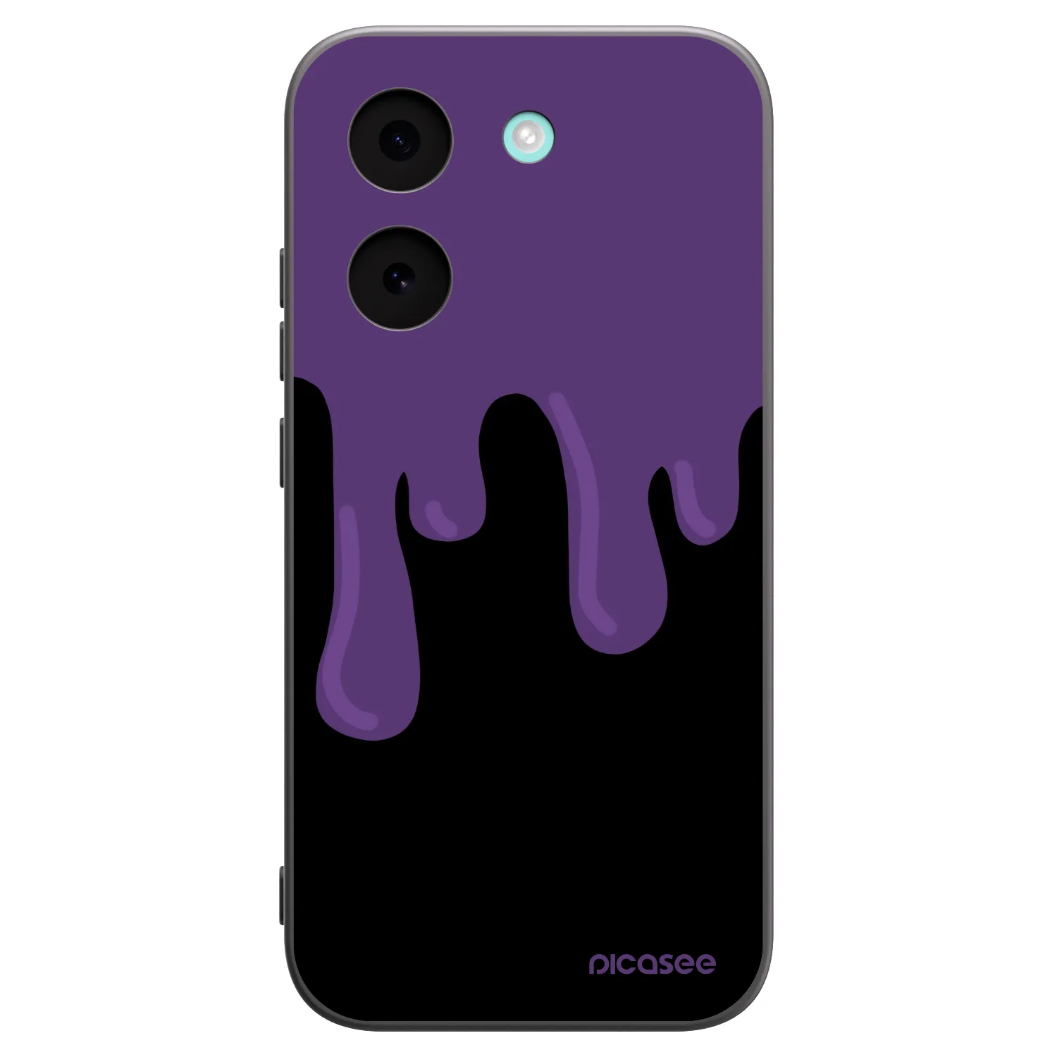 Picasee silikonowe czarne etui na Xiaomi Poco X8 Pro - Purple spooky