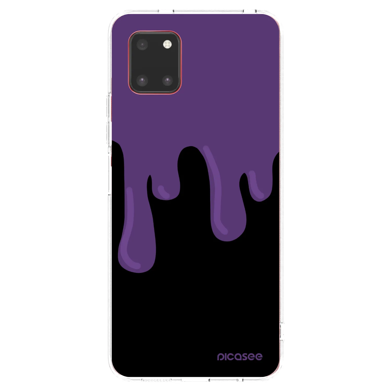 Picasee silikonowe przeźroczyste etui na Samsung Galaxy Note 10 Lite N770F - Purple spooky