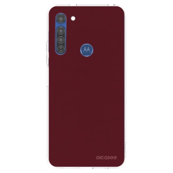 Etui na Motorola Moto G8 - Burgundy red