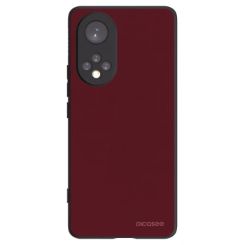 Picasee silikonowe czarne etui na Huawei Nova 9 - Burgundy red