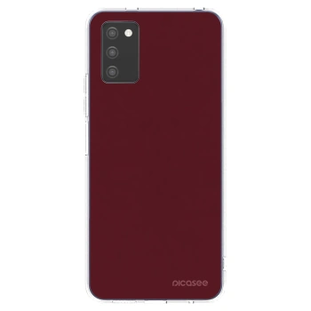 Etui na Samsung Galaxy A03s A037G - Burgundy red