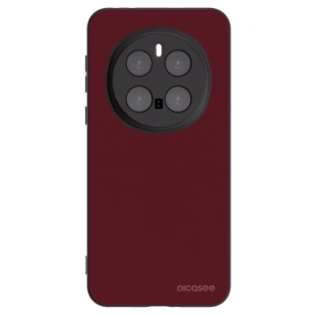 Picasee silikonowe czarne etui na Honor Magic7 Pro 5G - Burgundy red