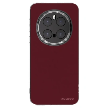 Picasee silikonowe przeźroczyste etui na Honor Magic7 Pro 5G - Burgundy red