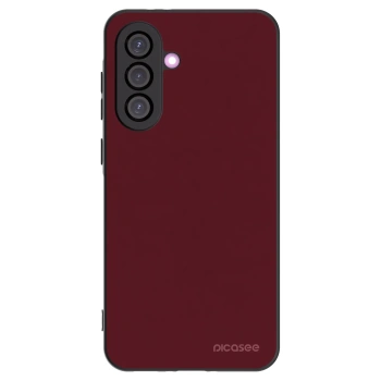 Picasee silikonowe czarne etui na Samsung Galaxy A56 5G A566B - Burgundy red