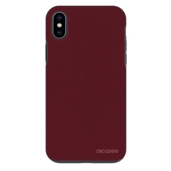 Etui na Apple iPhone XS Max - Burgundy red