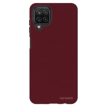 Etui na Samsung Galaxy A12 A125F - Burgundy red