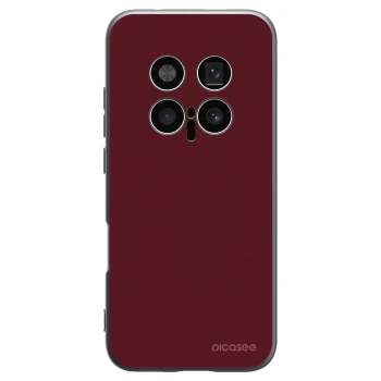 Picasee silikonowe czarne etui na Honor Magic8 Pro 5G - Burgundy red