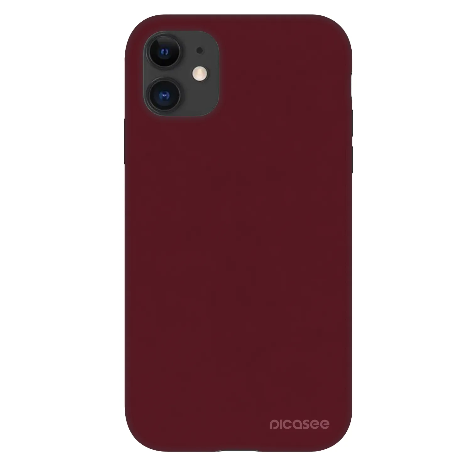 Picasee Fashion Case na Apple iPhone 11 - Burgundy red