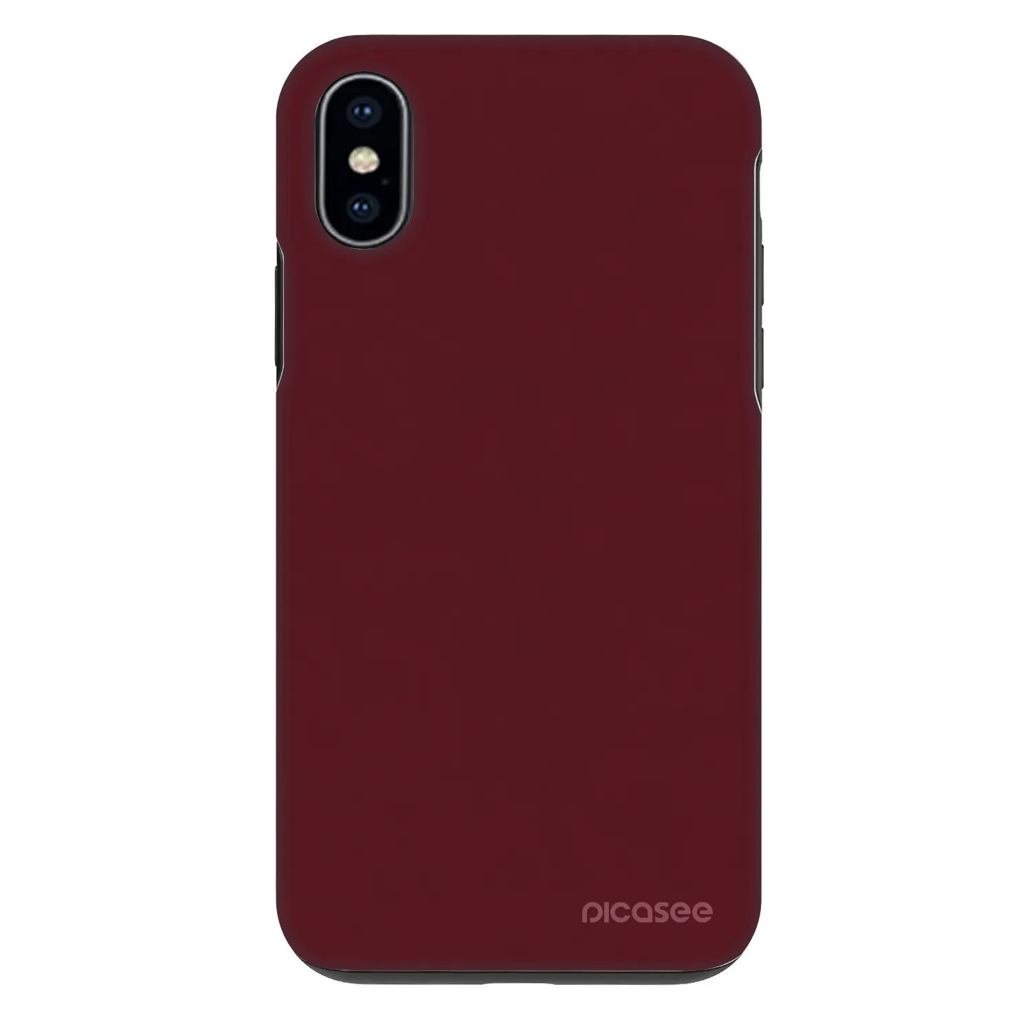 Picasee Fashion Case na Apple iPhone X/XS - Burgundy red