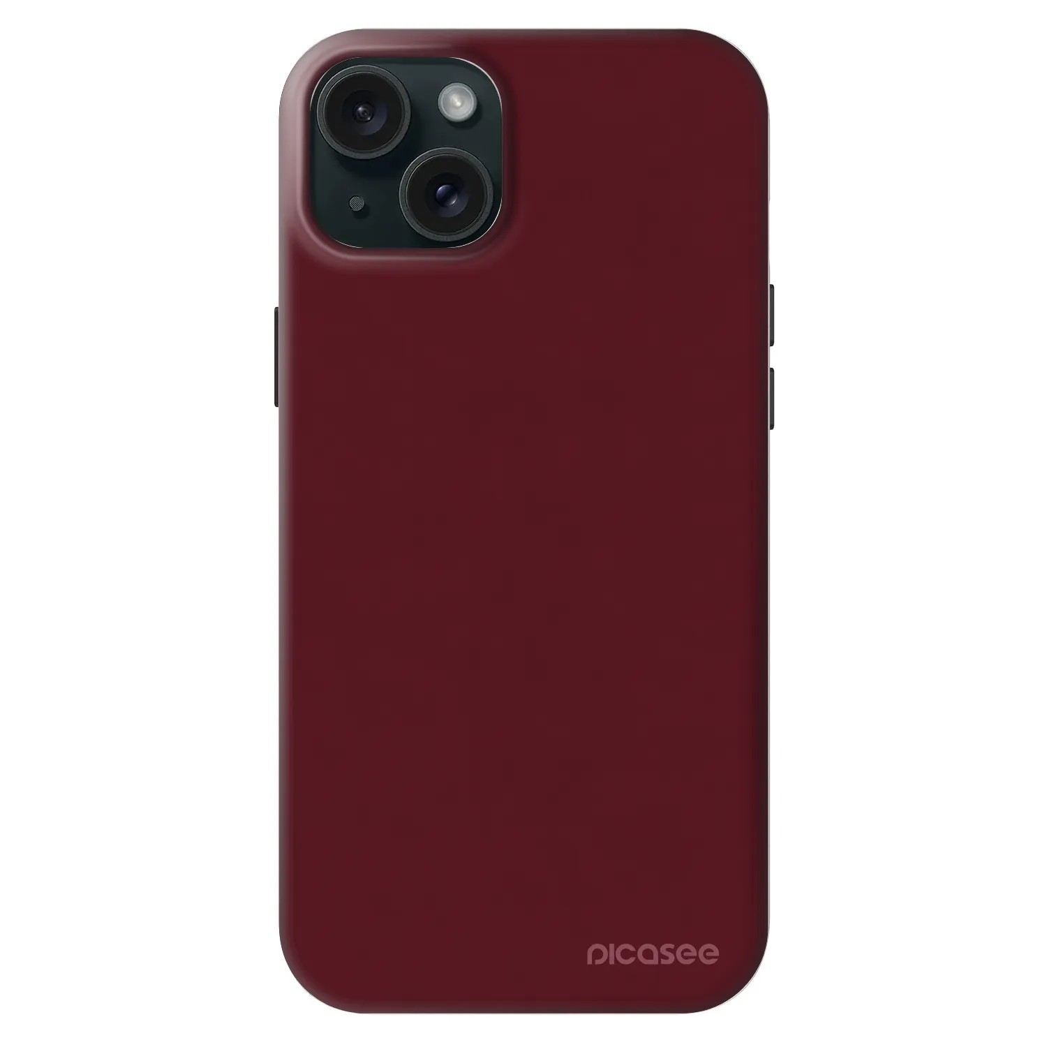 Picasee Fashion Case MagSafe na Apple iPhone 15 Plus - Burgundy red