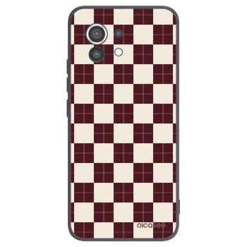 Picasee silikonowe czarne etui na Xiaomi Mi 11 - Checked Away