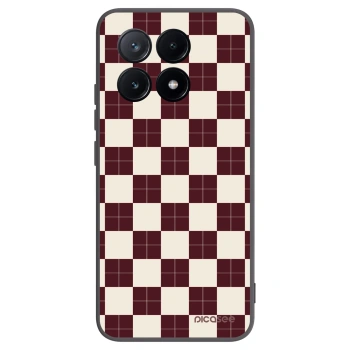 Picasee silikonowe czarne etui na Xiaomi Poco X6 Pro - Checked Away
