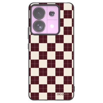 Picasee silikonowe czarne etui na Xiaomi Redmi Note 13 Pro 5G - Checked Away