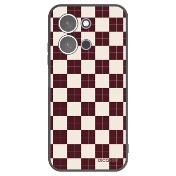 Picasee silikonowe czarne etui na Xiaomi Redmi 15C 5G - Checked Away