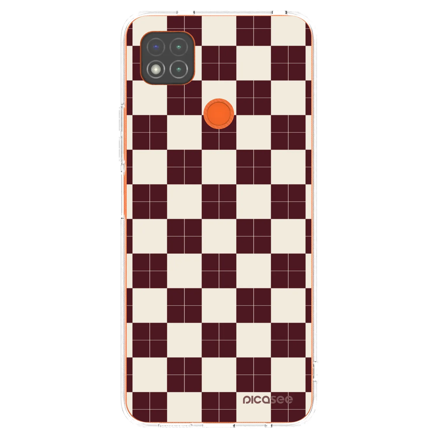 Picasee silikonowe przeźroczyste etui na Xiaomi Redmi 9C - Checked Away