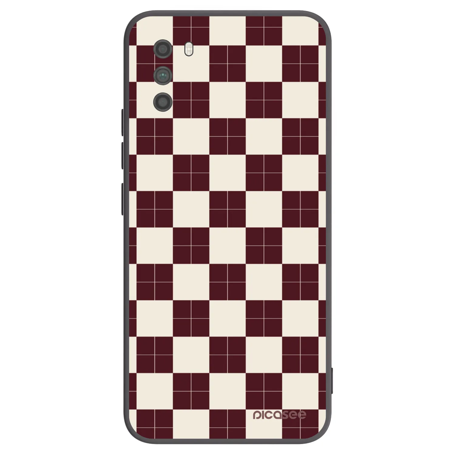 Picasee silikonowe czarne etui na Xiaomi Poco M3 - Checked Away