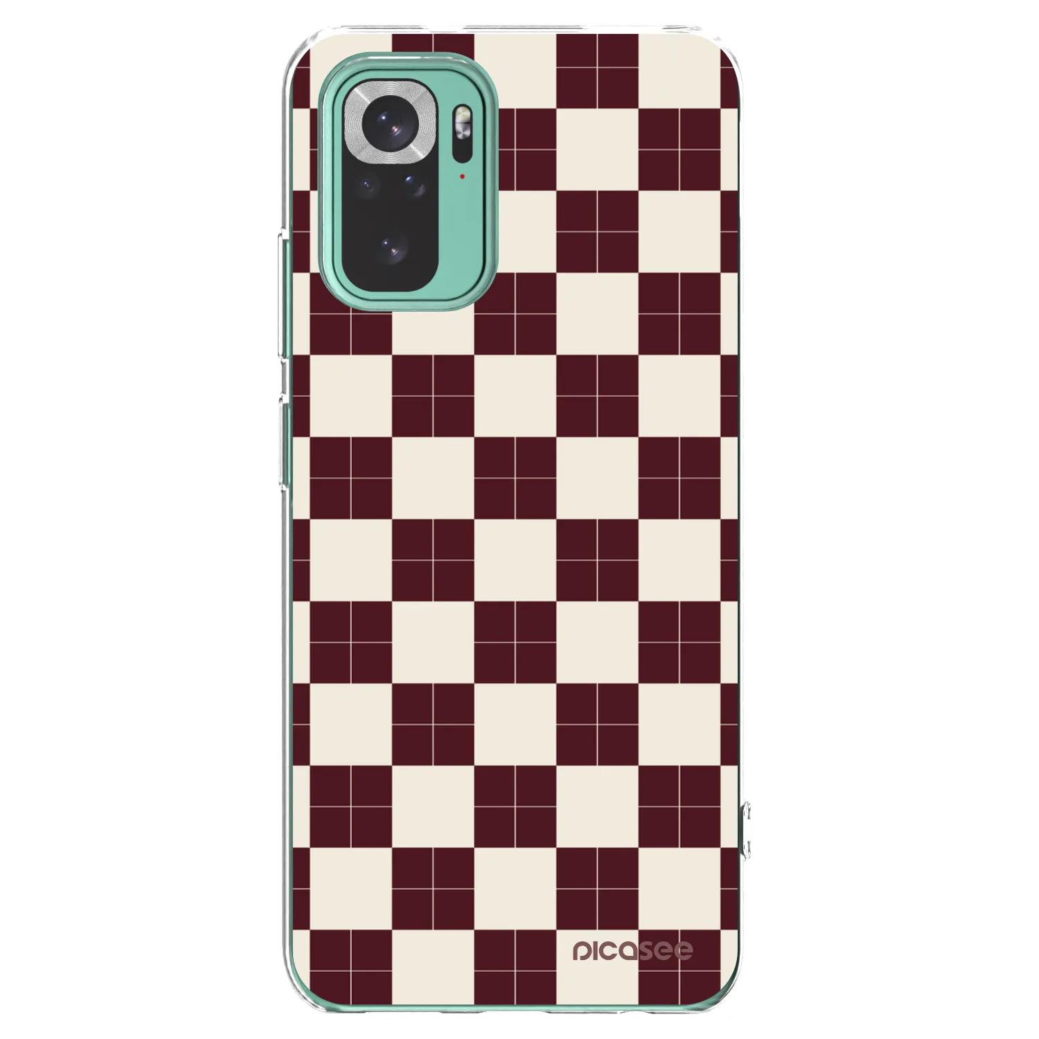 Picasee silikonowe przeźroczyste etui na Xiaomi Redmi Note 10 Pro - Checked Away