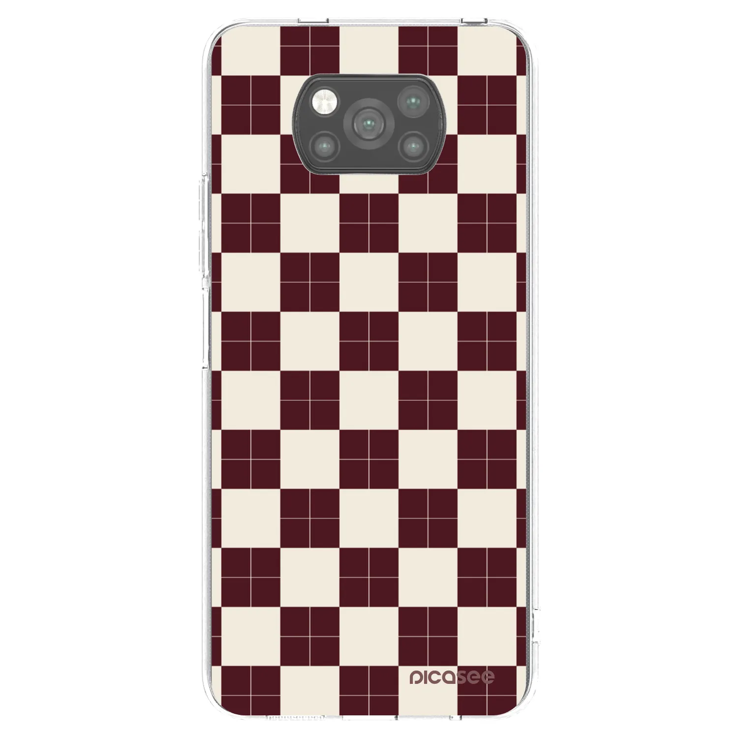Picasee silikonowe czarne etui na Xiaomi Poco X3 Pro - Checked Away