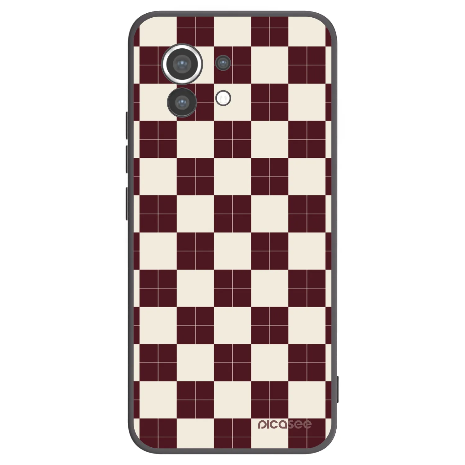 Picasee silikonowe czarne etui na Xiaomi Mi 11 - Checked Away