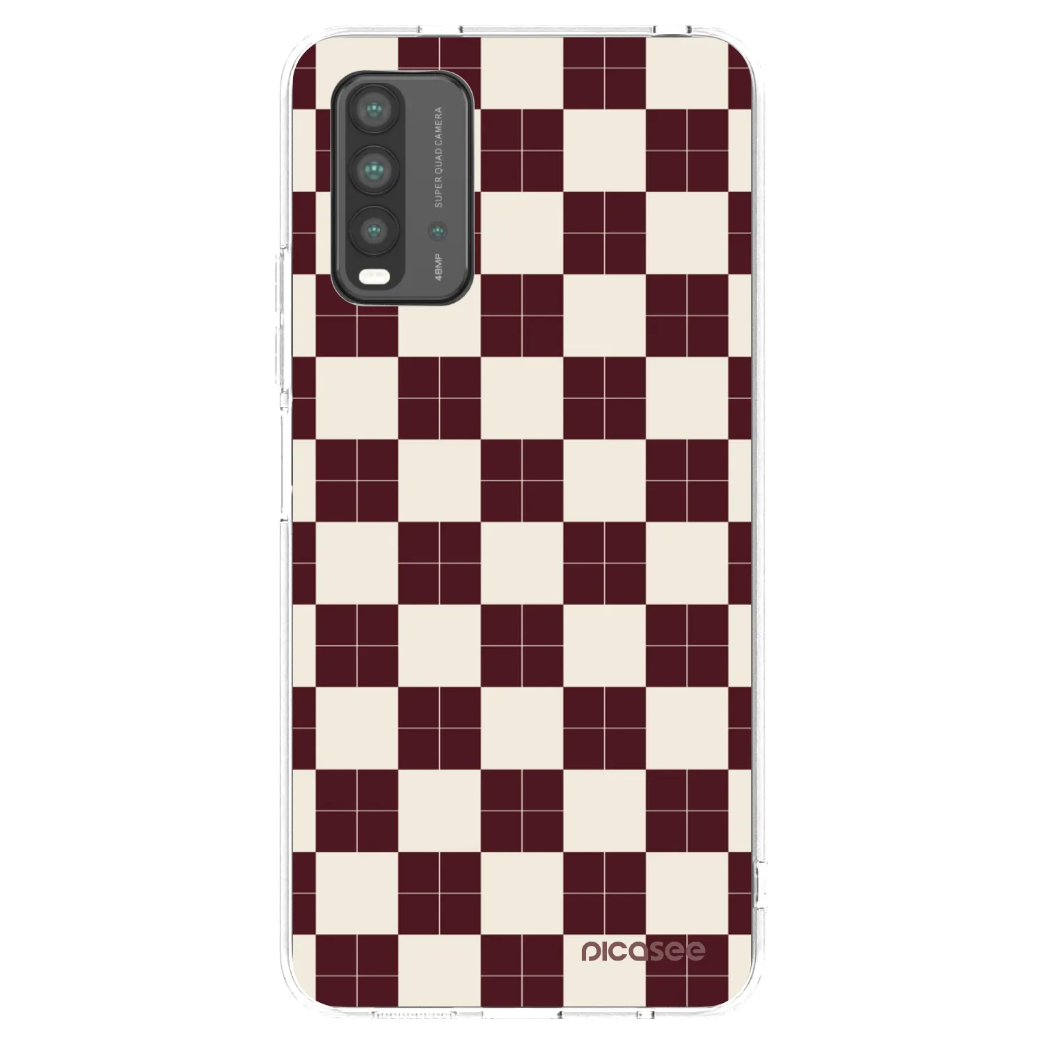 Picasee silikonowe przeźroczyste etui na Xiaomi Redmi 9T - Checked Away