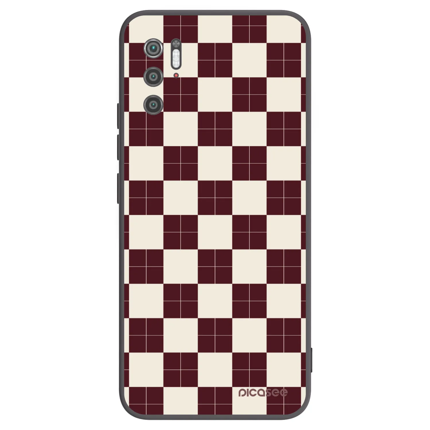 Picasee silikonowe czarne etui na Xiaomi Poco M3 Pro 5G - Checked Away