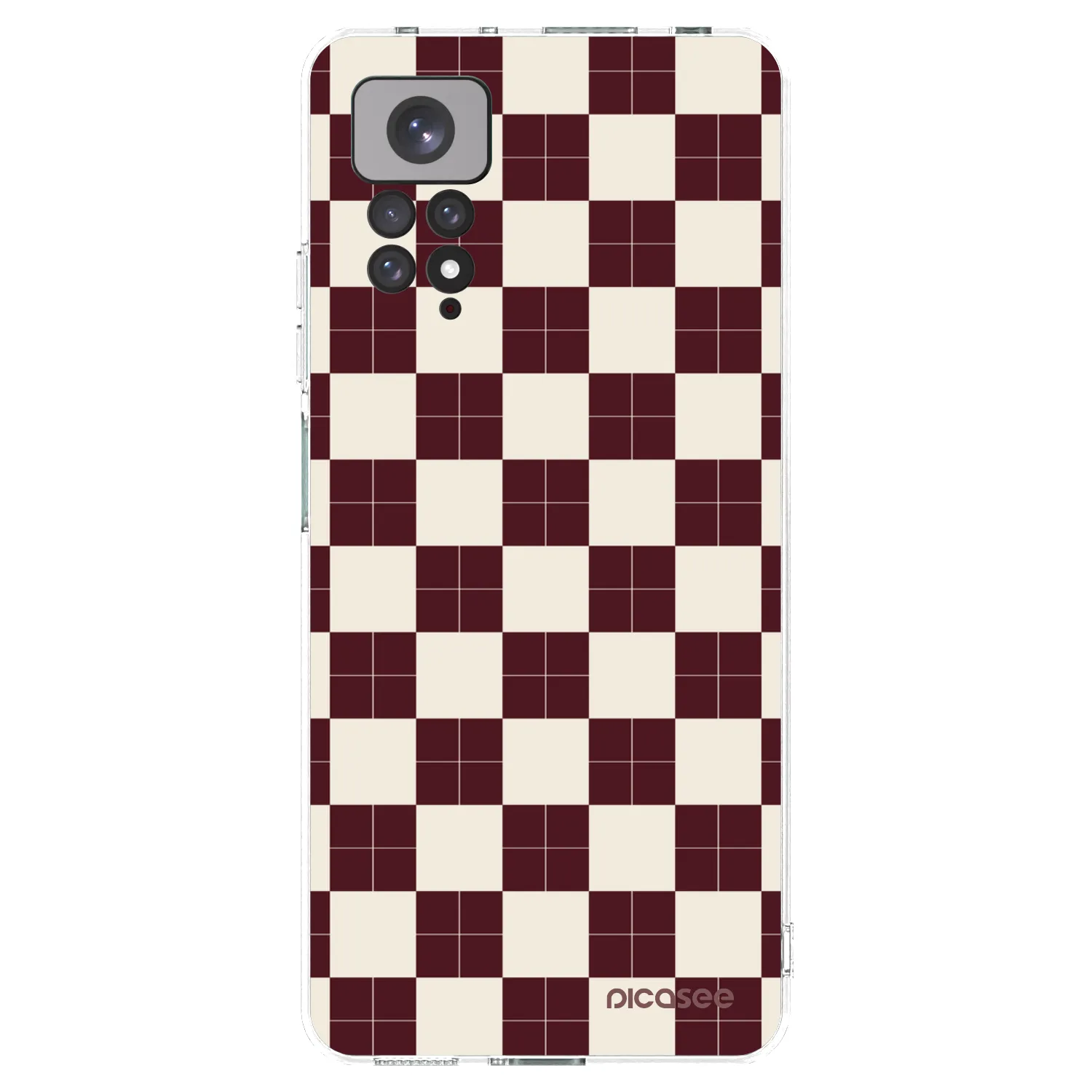 Picasee silikonowe przeźroczyste etui na Xiaomi Redmi Note 11S 4G - Checked Away