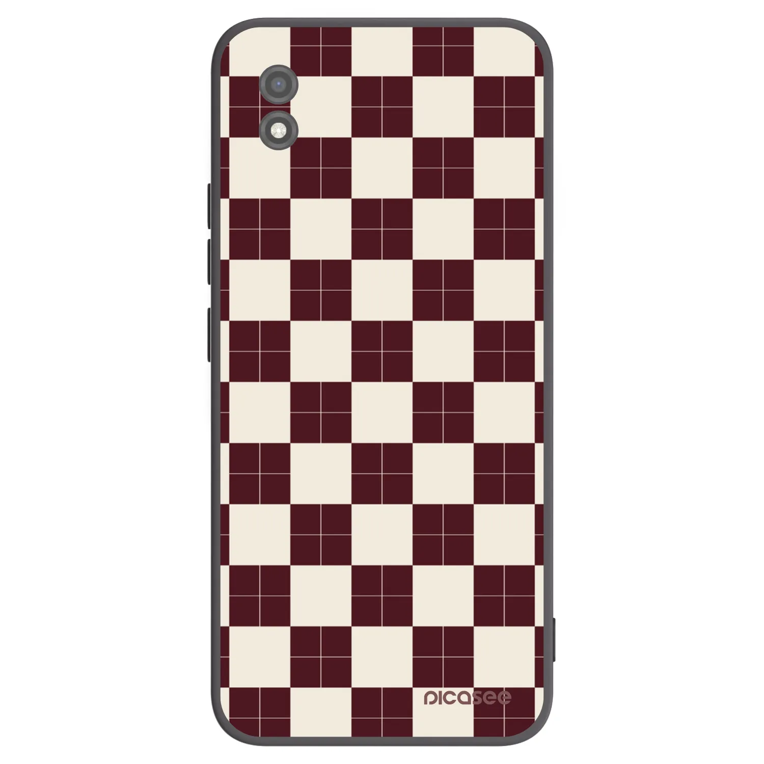 Picasee silikonowe czarne etui na Realme C11 (2021) - Checked Away