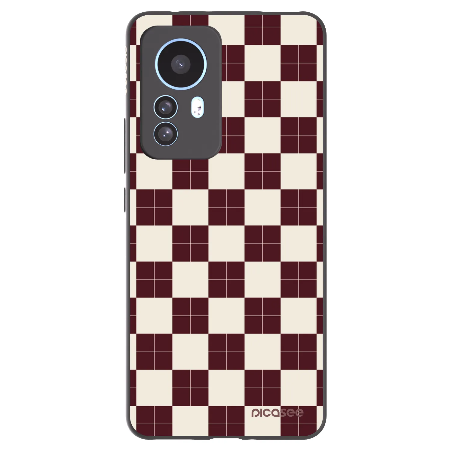 Picasee silikonowe czarne etui na Xiaomi 12T Pro - Checked Away