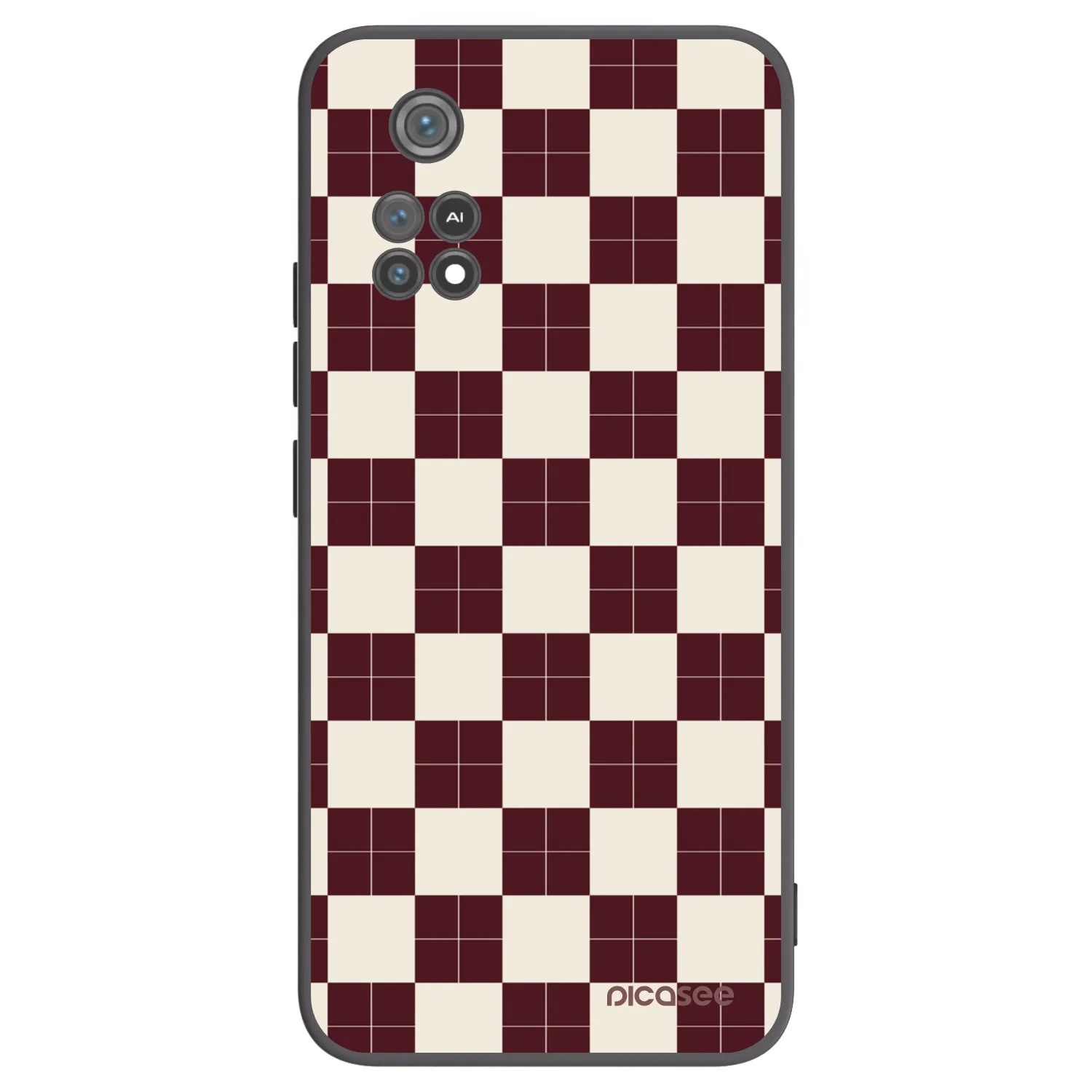 Picasee silikonowe czarne etui na Xiaomi Poco M4 Pro - Checked Away