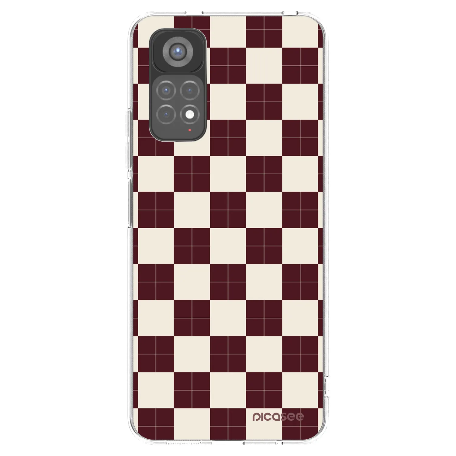 Picasee silikonowe przeźroczyste etui na Xiaomi Redmi Note 11S 5G - Checked Away