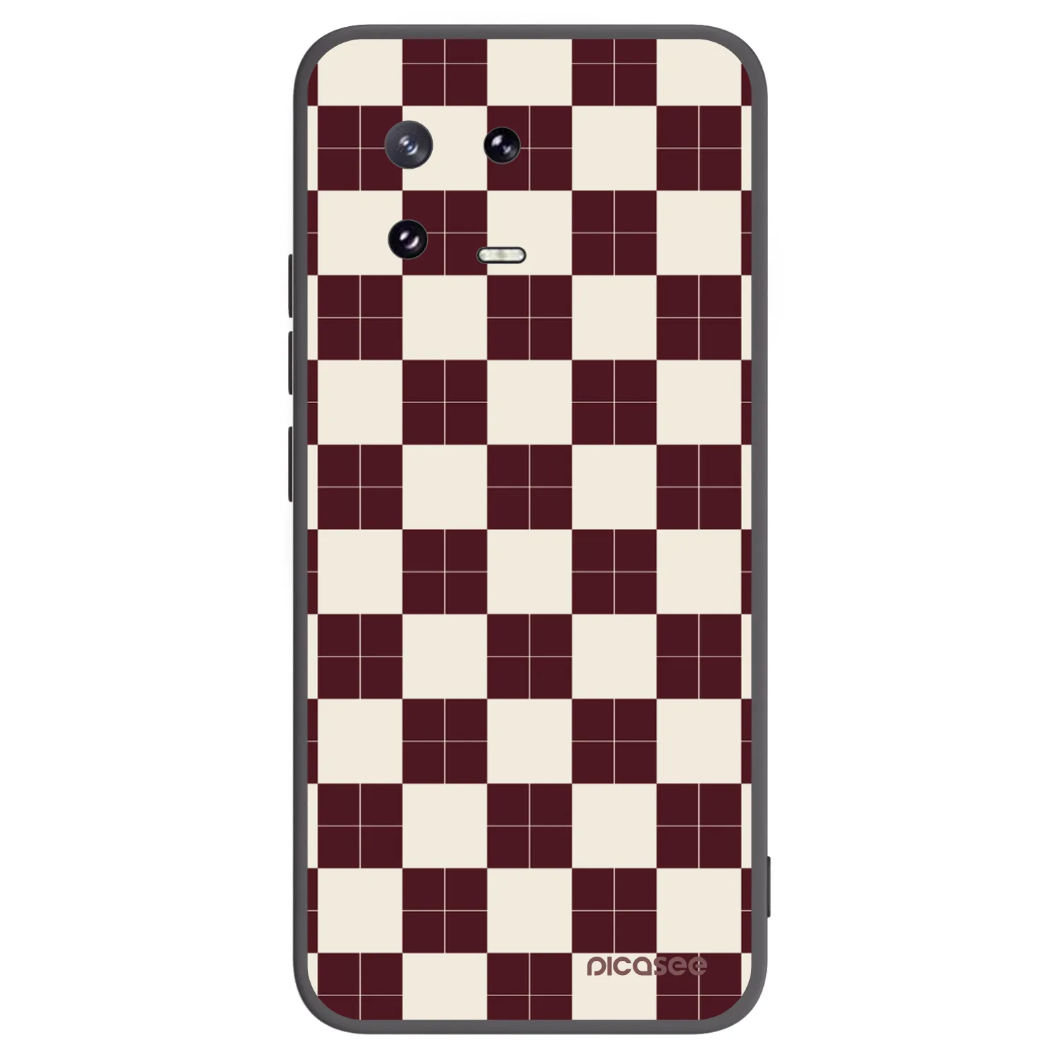 Picasee silikonowe czarne etui na Xiaomi 13 Pro - Checked Away