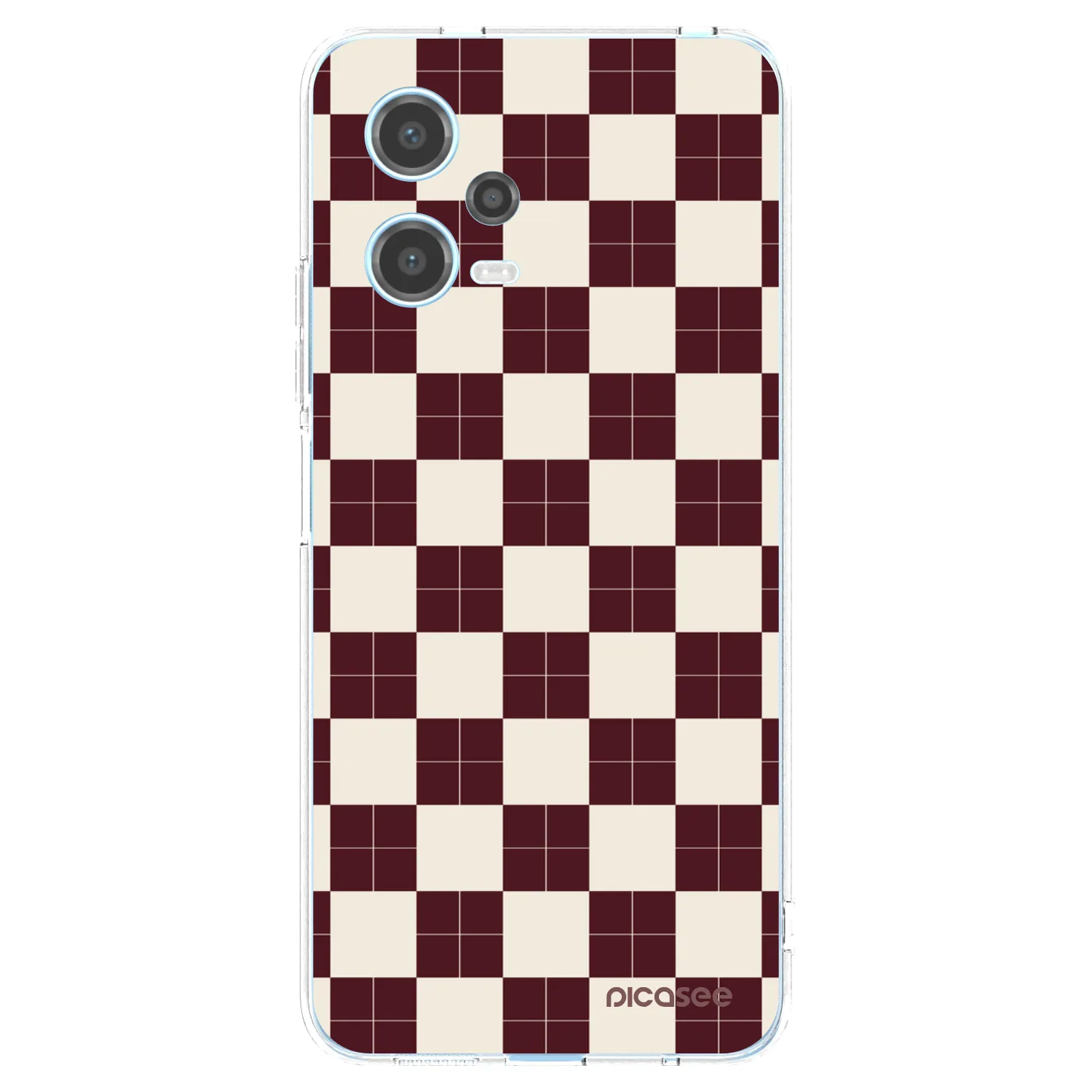 Picasee silikonowe przeźroczyste etui na Xiaomi Redmi Note 12 5G - Checked Away
