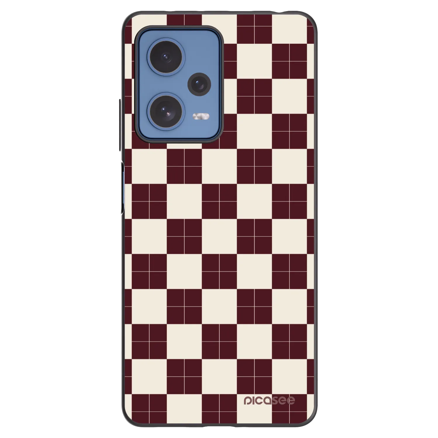 Picasee silikonowe czarne etui na Xiaomi Redmi Note 12 Pro 5G - Checked Away