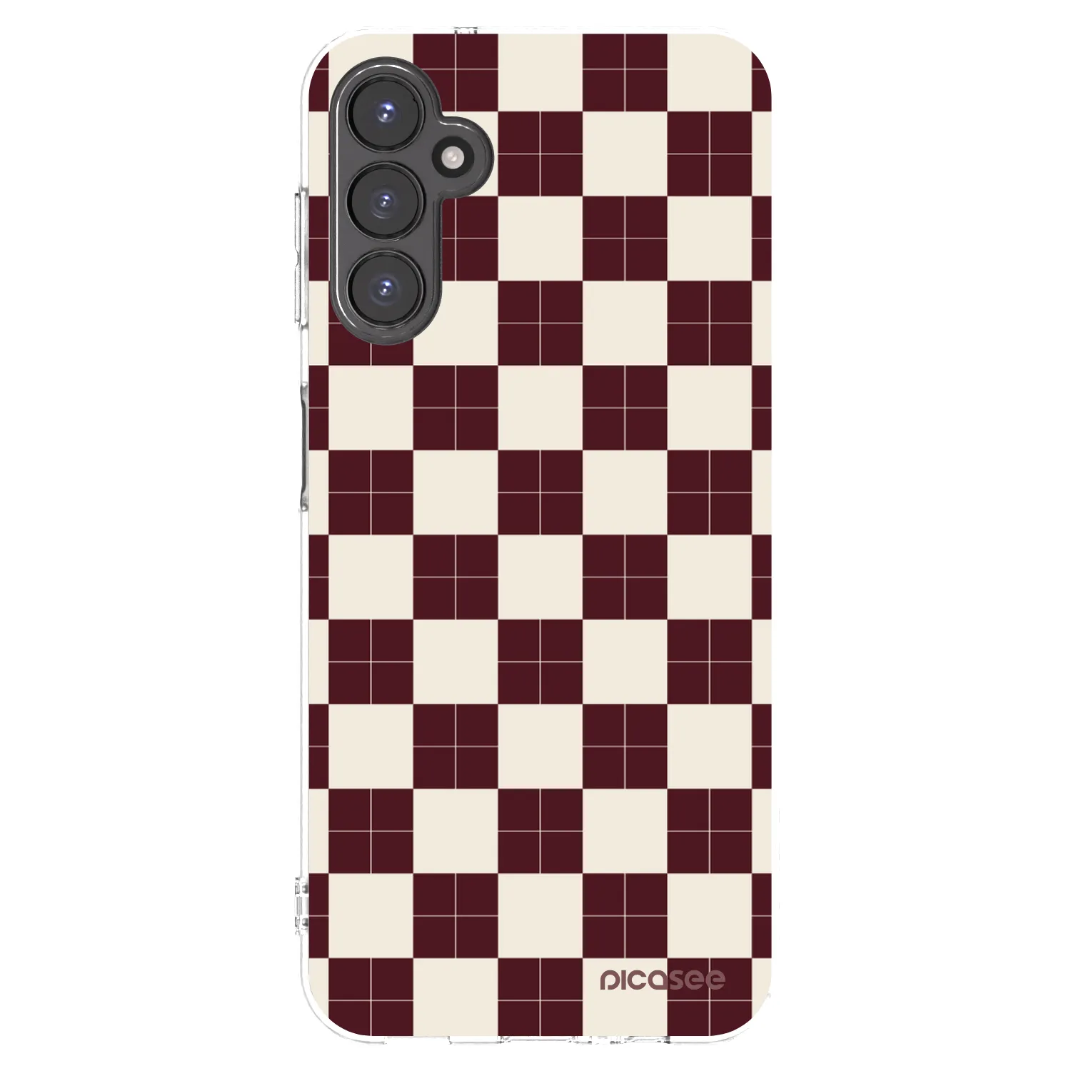 Picasee silikonowe przeźroczyste etui na Samsung Galaxy A14 5G A146P - Checked Away