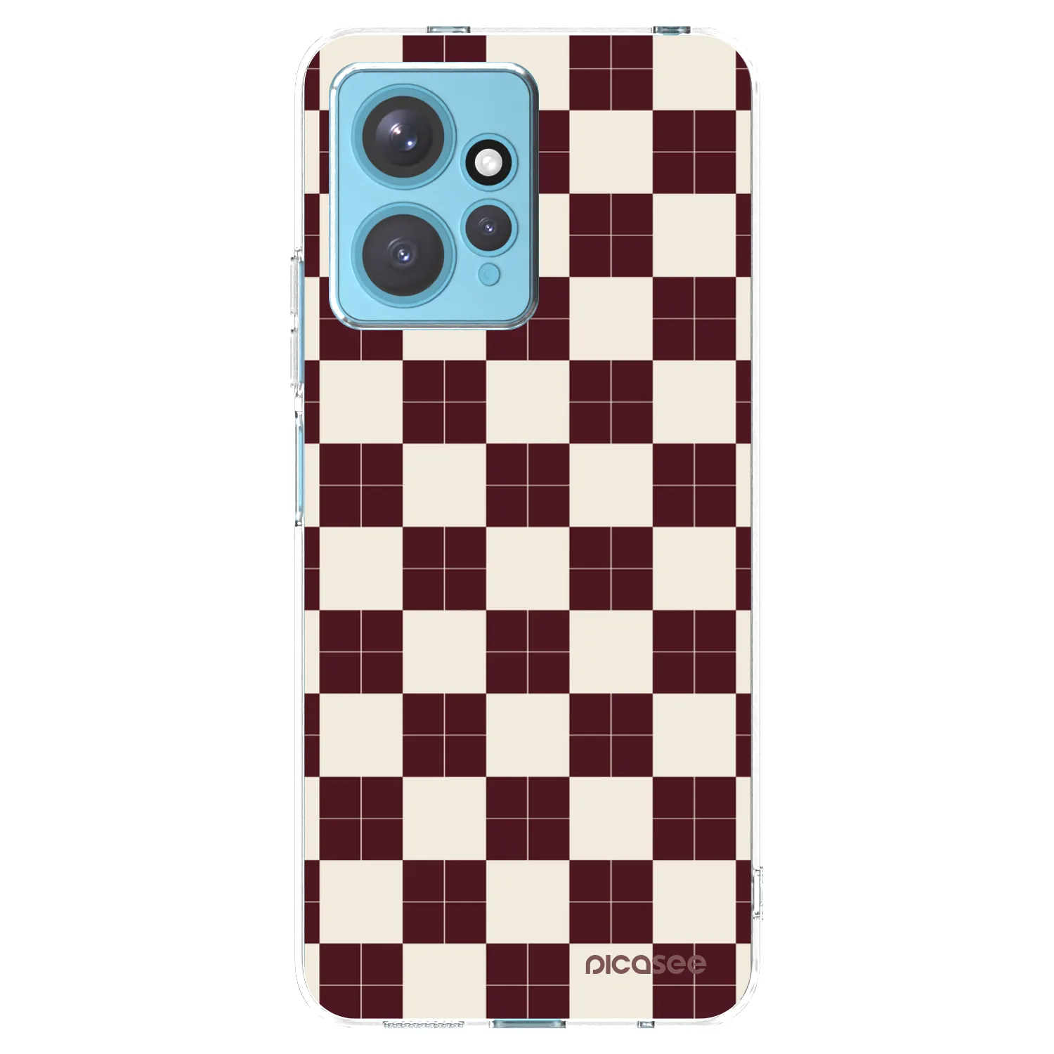 Picasee silikonowe przeźroczyste etui na Xiaomi Redmi Note 12 4G - Checked Away