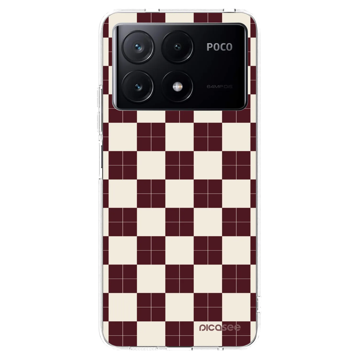 Picasee silikonowe przeźroczyste etui na Xiaomi Poco X6 Pro - Checked Away