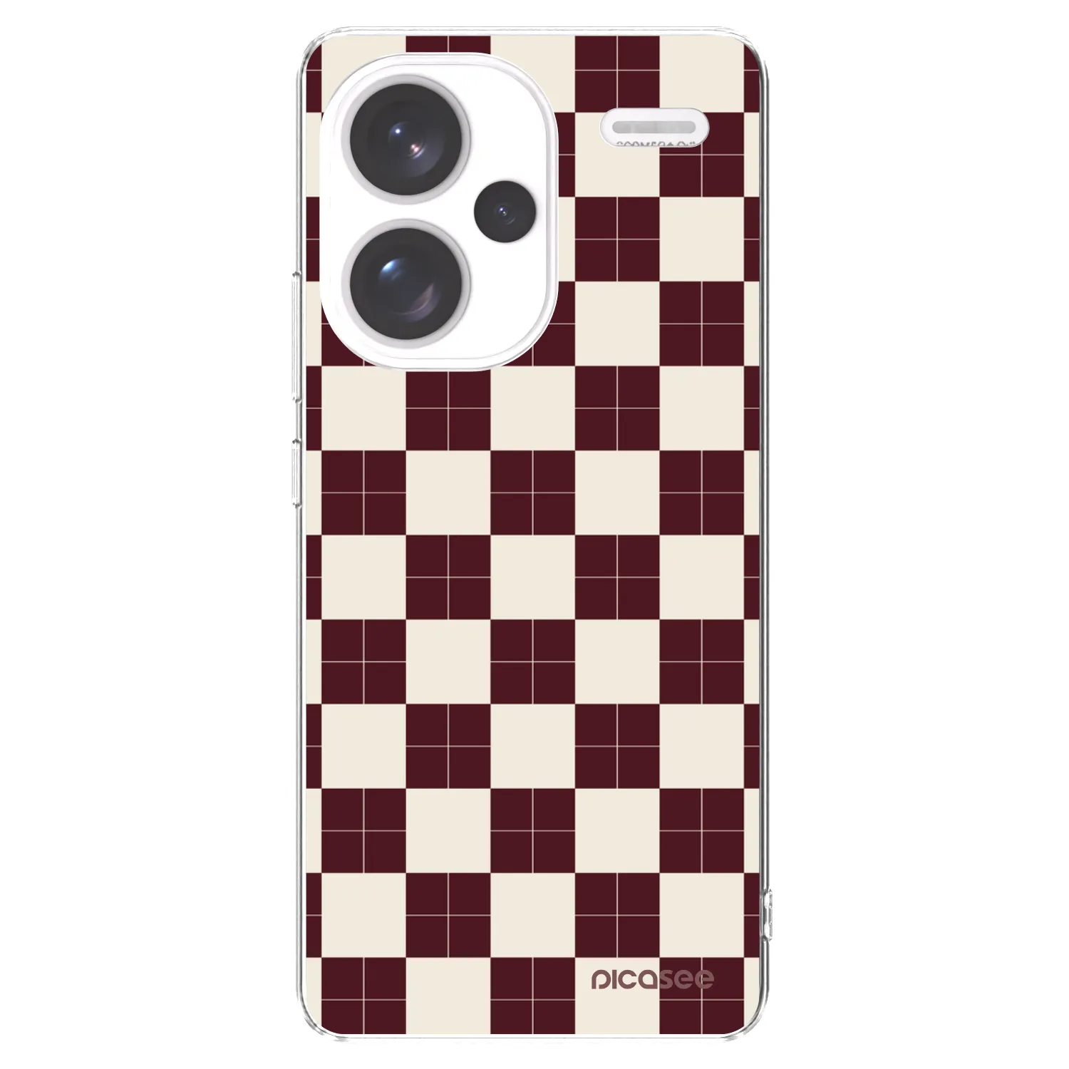 Picasee silikonowe przeźroczyste etui na Xiaomi Redmi Note 13 Pro+ 5G - Checked Away